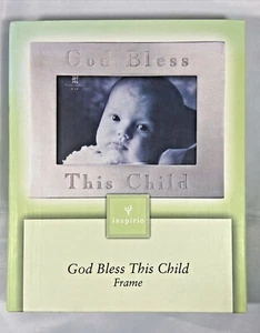 inspirio by Zondervan Frames of Faith "God Bless This Child" Bilderrahmen - NEU - Bild 1 von 4