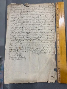 1734 Raynham MA Colonial Legal Document Samuel Leonard Ironworks power attorney - Picture 1 of 3