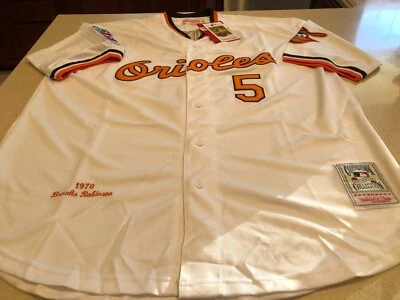Mitchell & Ness Cooperstown 1970 Orioles Brooks Robinson Jersey - Mens XL - Image 1 of 4
