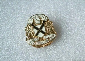 TITWOOD BOWLING CLUB ENAMEL BADGE - Picture 1 of 2