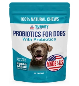Probiotics for Dogs Supports Gut Health Digestion Diarrhea Sensitive Stomach NEW - Picture 1 of 7