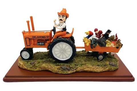Oklahoma State Cowboys Mascot Goin to Market Ridgewood Collectibles Figurine-NIB Cover