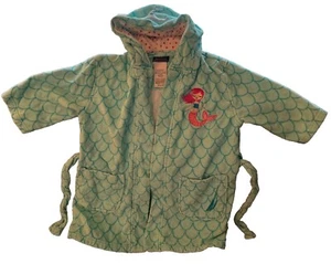 Nautica Hooded Mermaid Ocean Bath Robe After Pool Size XS 3/4 Worn Once  - Picture 1 of 3