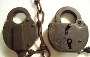 Old railroad locks from New York State, Canandaigua,NY area,Reduced by $10 - Picture 1 of 4
