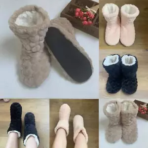 Size Ladies Warm Shoes Thermal Slippers Memory Foam Ankle Boots Women Dunlop Fur - Picture 1 of 15
