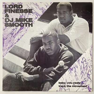 Lord Finesse & DJ Mike Smooth – Baby, You Nasty 12" Vinyl US Reissue DJ Premier - Image 1 of 4