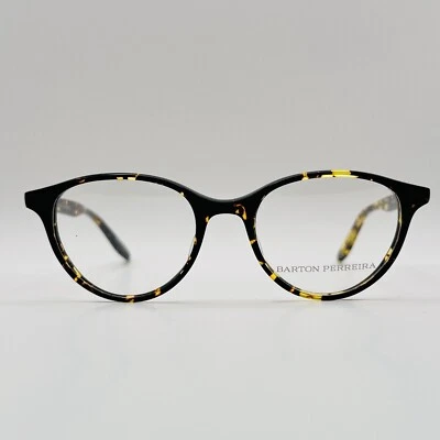 Barton Perreira Eyeglasses Women Oval Brown Patterned Mod. HUTTON NEW - Image 1 of 4