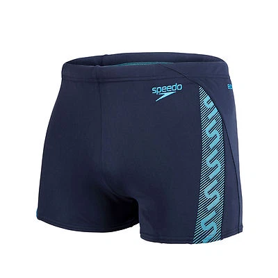 Speedo Badehose Aquashort für Herren mit Beinansatz Badeshorts chlorbeständig