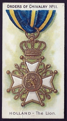 TADDY - ORDERS OF CHIVALRY - #11 HOLLAND, THE LION - Image 1 of 2