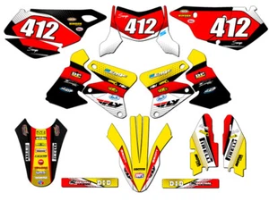 2005-2023 DRZ 400 SM RICOCHET Yellow Senge Graphics Kit Compatible with Suzuki - Picture 1 of 10