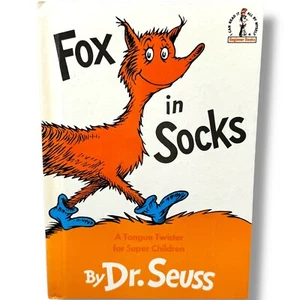 Fox In Socks By Dr. Seuss - Vintage - Book Club Edition - Imagen 1 de 5
