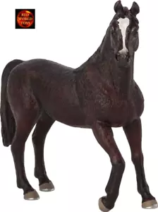 Black Arabian Arab Stallion Toy Model Figure by Mojo Animal Planet 387069 New - Foto 1 di 2