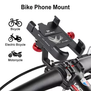 360° GPS Motor Bicycle Stem Phone Mount Stand Aluminum Bike Handlebar Holder - Picture 1 of 14