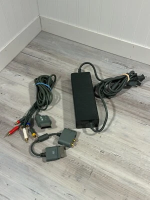 Official Microsoft Xbox 360 Fat Power Supply Brick Adapter - 203W Tested & AVs - Image 1 of 4