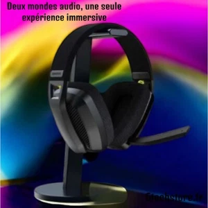 Casque jeu sans fil BW06 2.4GHz avec micro, PS5, PS4, PC, Mac, Playstation - Afbeelding 1 van 13
