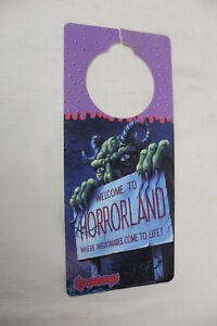 Universal Studios Famous Monsters of Filmland Goosebumps Horrorland Door Hanger