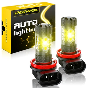 2X Bombillas antiniebla LED H8 H11 bombilla antiniebla amarilla para Nissan Juke 2011-2017 - Imagen 1 de 11