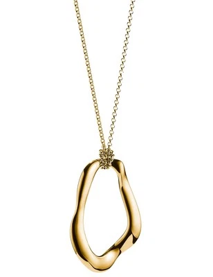 Thomas Sabo KE2319-413-39-L70 Collana con Ciondolo Natural Beauty Placcato In... - Immagine 1 di 3