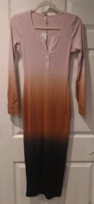 Young Fabulous Broke Tuy Duy Long Sleeves Dress Size S - Image 1 of 4