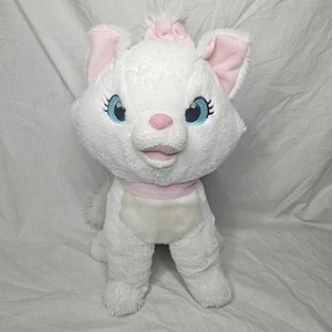 Authentic Disney Store Aristocats Marie White Plush Stuffed Animal Pink Bow 12” - Picture 1 of 8