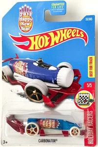 Mattel 2017 Hot Wheels Holiday Racers  5/5  Carbonator Red - Picture 1 of 2