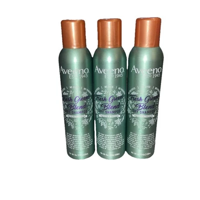 ¡Lote de 3! Nuevo champú seco Aveeno Fresh Greens Blend 5 oz Foto 1 de 2