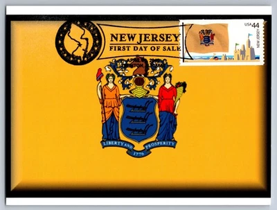 #4308 Flags of our Nation New Jersey FDC Maxi Card - Image 1 of 2