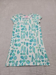 Lilly Pulitzer Kleid Mädchen 7 Muschel Shirtkleid Beachy Preppy - Bild 1 von 7