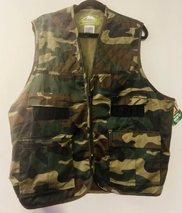 NWT Northwest Territory Men's Deluxe 2XL Camouflage Mesh Hunting Fishing Vest - Picture 1 of 7
