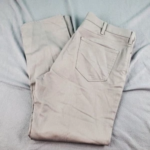 Banana Republic Traveler Hombre Pantalones Slim Fit 38x32(31) Gris - Imagen 1 de 7