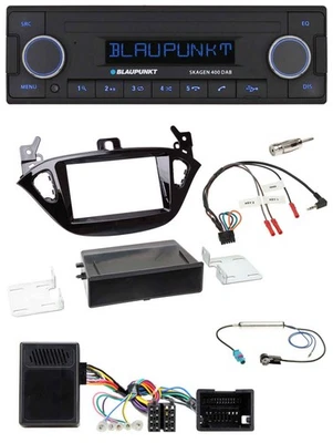 Blaupunkt DAB USB Bluetooth Lenkrad Autoradio für Opel Adam ab 2013 Corsa E Abla - Bild 1 von 4