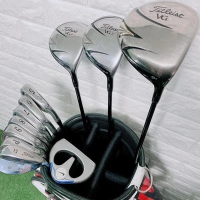 Titleist Club Set 1W 3W 5W 5-9i Pw Sw PT 11pc RH Graphite & Steel Stiff Men - Image 1 of 4