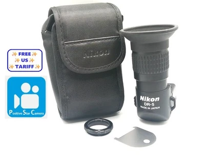 [COMO NUEVO] Visor de ángulo recto Nikon DR-5 con estuche de JAPÓN Foto 1 de 4