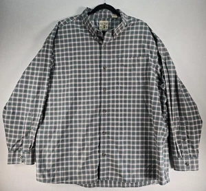 Camisa Red Head Para Hombres 3XL Verde A Cuadros Con Botones Manga Larga Exterior Bajo Pro - Imagen 1 de 10