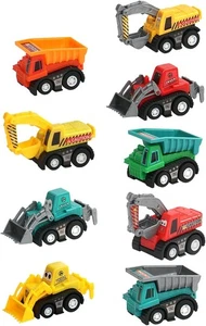Coches de juguete de construcción Fajiabao para niños pequeños de 3+ años juguetes mini tirar hacia atrás  - Imagen 1 de 8