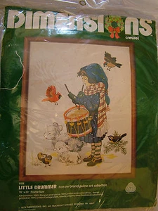Dimensions Little Drummer Boy Crewel Embroidery Christmas Kit - Picture 1 of 1