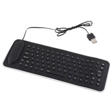 Handy 2.0 USB Flexible Silicone Foldable PC Keyboard for Laptop Notebook BY #J