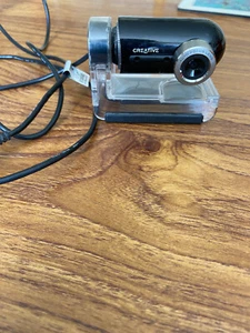 creative webcam swivel vintage, auto focus lens, f/2.8 4.08mm monitor clip USB - Afbeelding 1 van 5