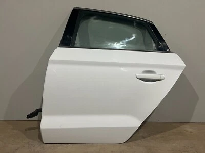 Audi A3 S3 RS3 2015-2020 8V conductor conjunto puerta trasera izquierda blanco limpio OEM Foto 1 de 4