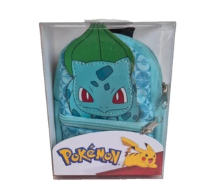 Pokemon Bulbasaur Mini Backpacks Handbags Miniature Bags Card Storage Bag - Picture 1 of 9