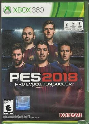 Pro Evolution Soccer 2018 Xbox 360 (Brandneu Factory Sealed US Version) Xbox 36 - Bild 1 von 2