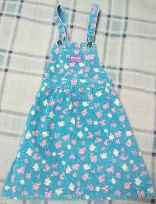Vestido Oshkosh B'gosh (6X) Patrón Floral Pana Mono Hecho en EE. UU. Foto 1 de 4