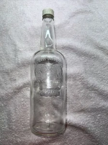 Vintage Smirnoff Bottle - CROWN Embossed Ste Pierre 1818 - Picture 1 of 7