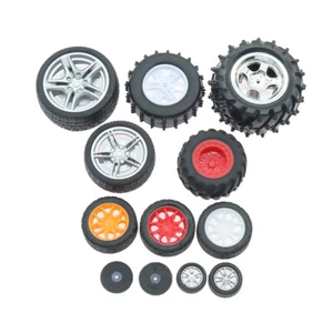 RC Roboter Modellbau Räder Rad Gummi Felge Kunststoff Radnaben Ø 16-52mm Reifen - Bild 1 von 21