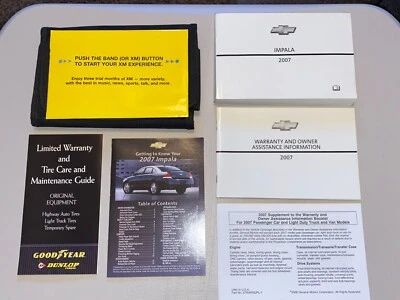 2007 Chevrolet Impala Owners & Warranty Manual Packet w/Cover - Image 1 of 2