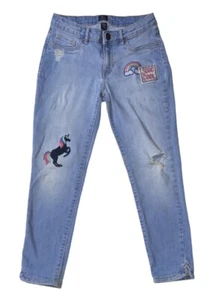 Preowned- Gap Kids Super Skinny Skimmer Denim Jeans Girls (Size 14) - Picture 1 of 11