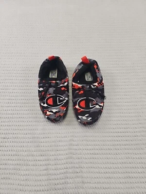 Zapatillas Champion Niños Talla 4 Naranja Camuflaje Sin Cordones Foto 1 de 4