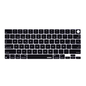XSKN US EU Spanish Silicone Keyboard Cover for Macbook Air 13.6/15.3 M2 M3 M4 - Picture 1 of 21
