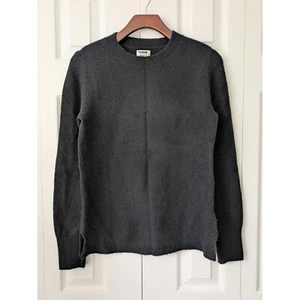 J. Crew Factory Crewneck Sweater Soft Yarn Womens Sze S Black BU223 - Picture 1 of 6