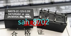 5 PCS NEW Ford 12VDC 8-pin 2A relay N4078-2C-12V-0.2W - Picture 1 of 2